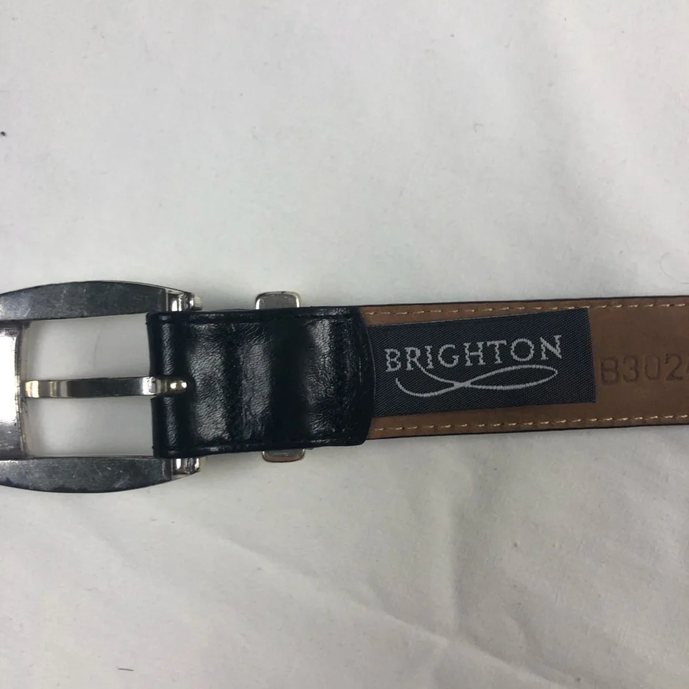Brighton | Black Leather‎ Belt with Golf Charms